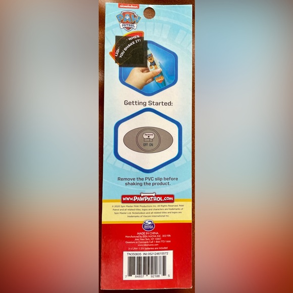 BNWOT! nickelodeon, PAW PATROL, MOTION LAMP,
Color Changing LED! Ages 3+ - Picture 3 of 4